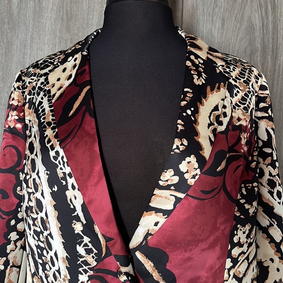 Chico's print blazer jacket - Picture 4 of 16